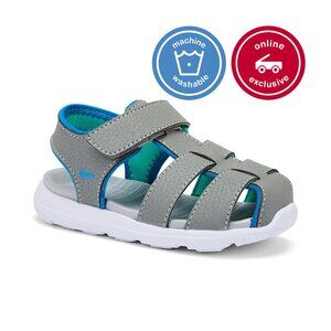 See Kai Run Cyrus Flexirun™ Gray/Blue Sandals - Toddler Size 10 - USED